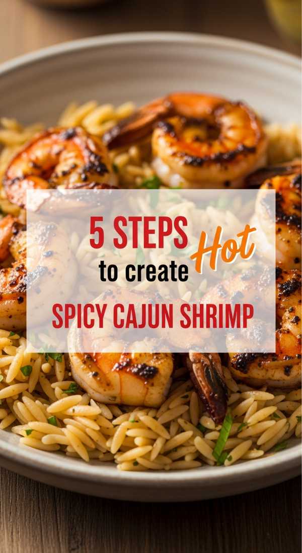 5 Steps To Create Spicy Cajun Shrimp Orzo 69f5d51f9da6c