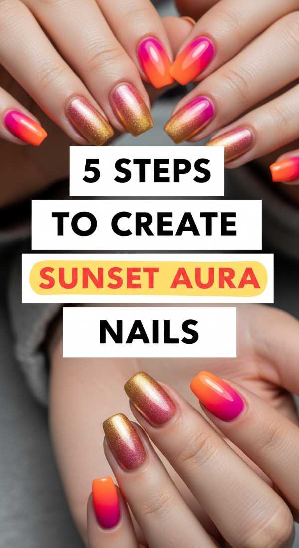 5 Steps To Create Sunset Aura Nails 6a05a7075e2c2
