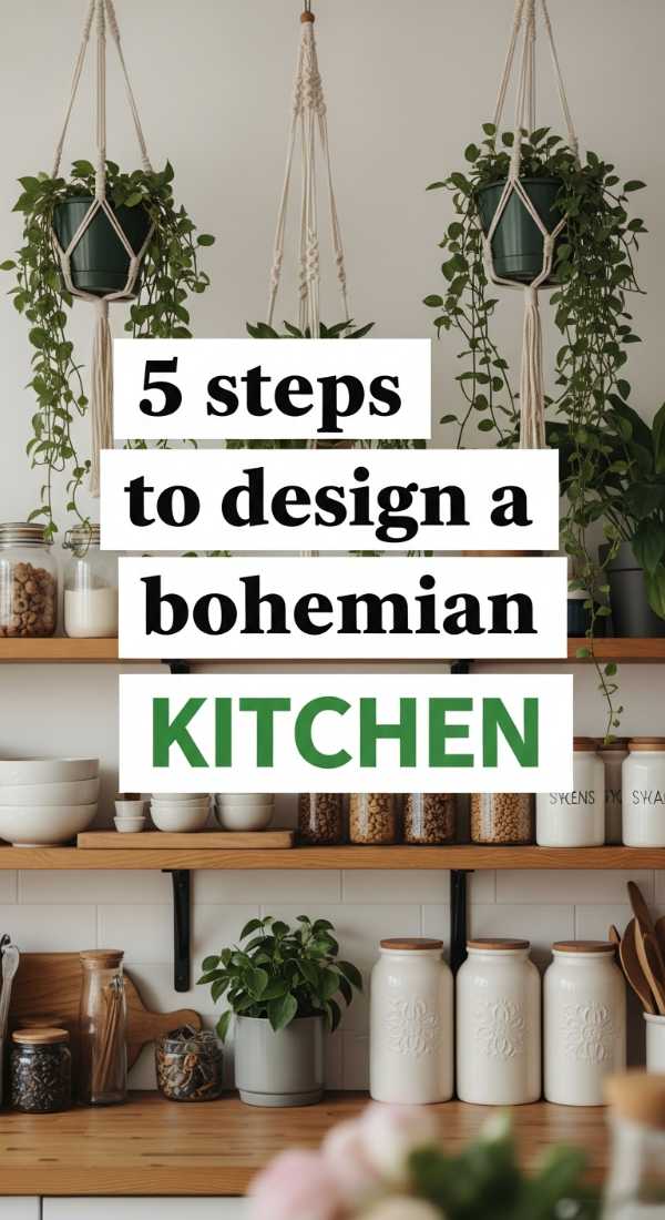 5 Steps To Design A Bohemian Kitchen 6a0326f207ebe
