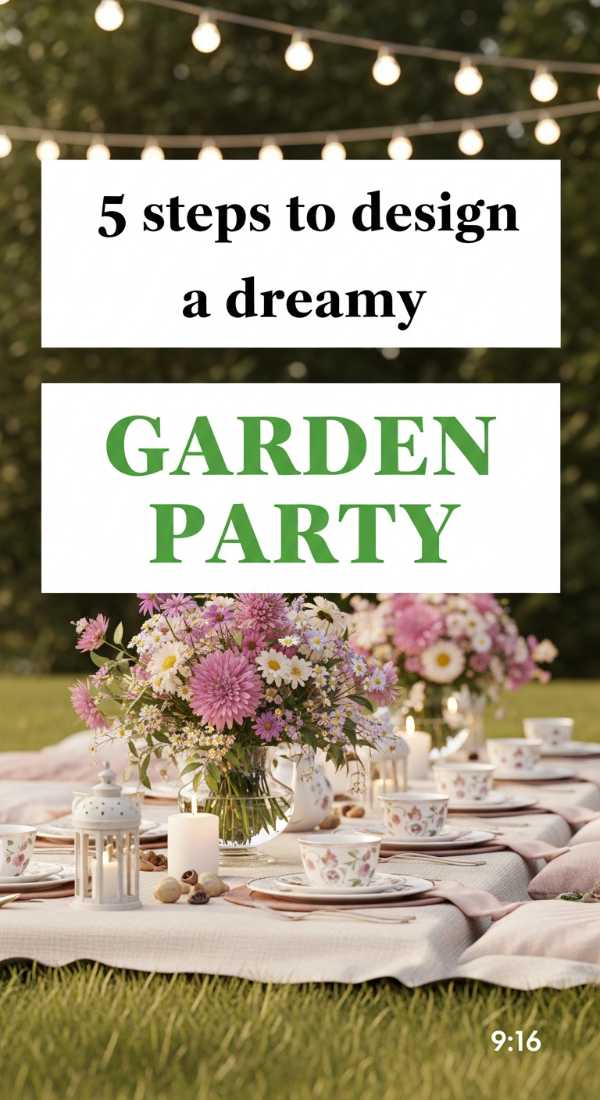 5 Steps To Design A Dreamy Garden Party 69fc2d650e4ac
