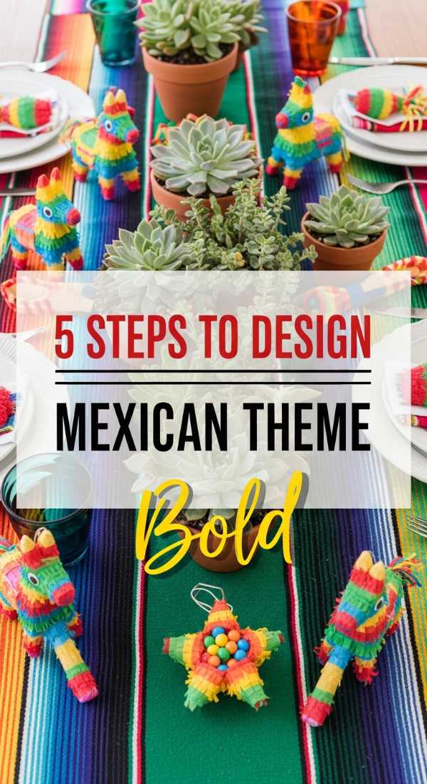 5 Steps To Design A Vibrant Mexican Theme Party 6a0dc15c96f39