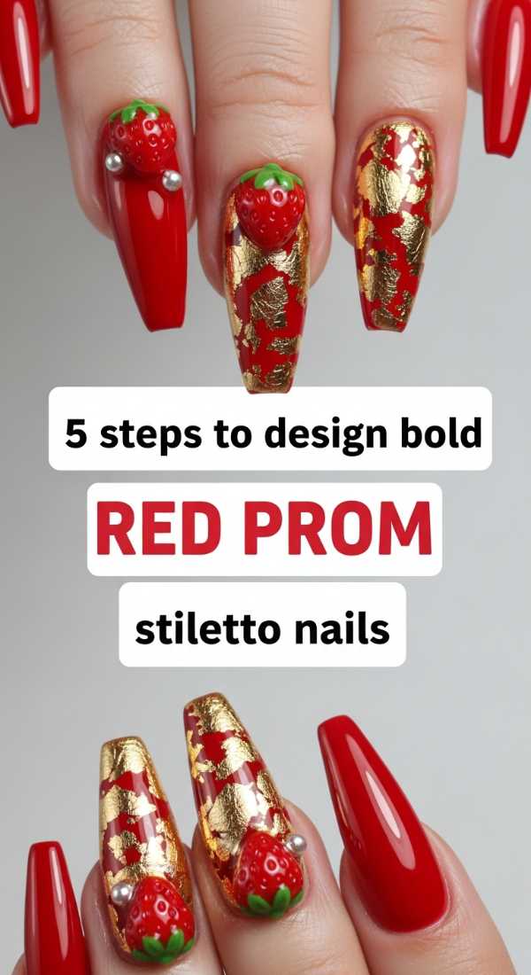 5 Steps To Design Bold Red Prom Stiletto Nails 69ff5ab8487fa