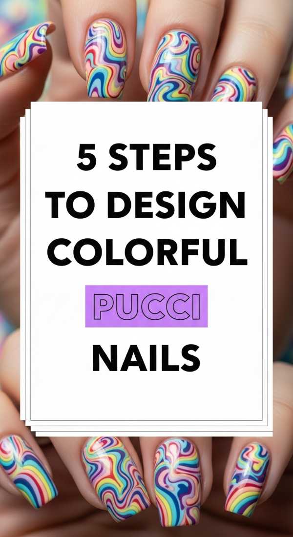 5 Steps To Design Colorful Pucci Nails 69fb9752e5b10
