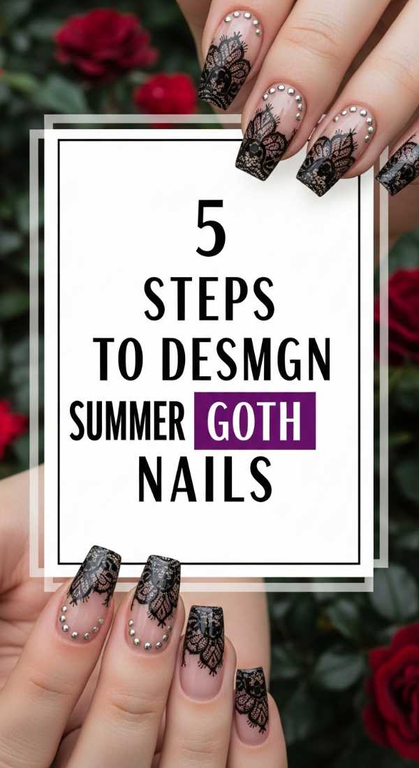 5 Steps To Design Summer Goth Nails 6a0597be13e8b
