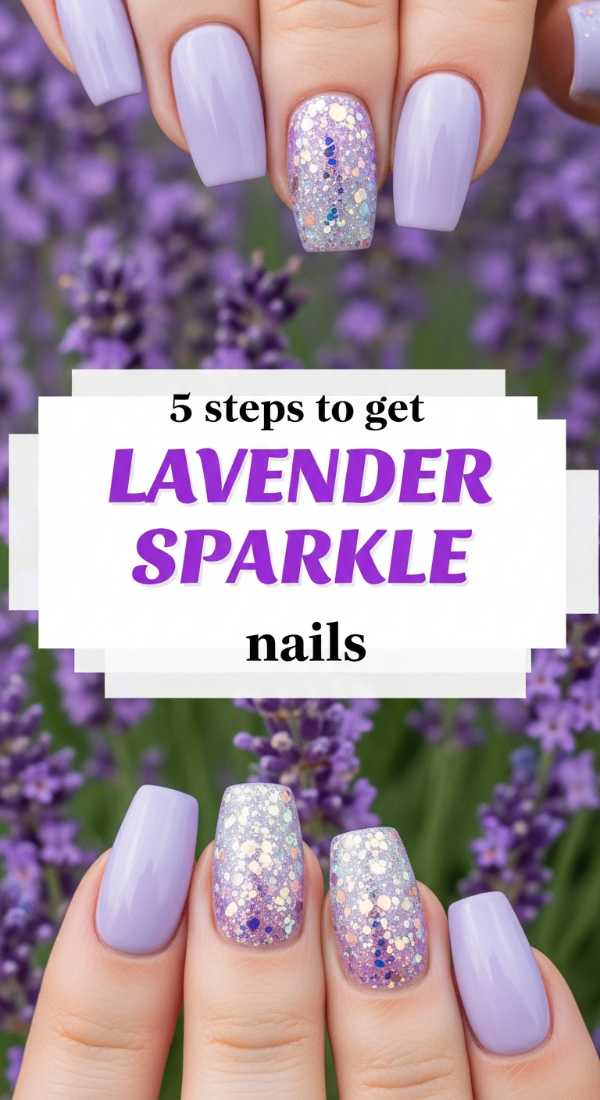 From Pastel Dreams to Neon Beams: 2026 Spring & Summer Nail Masterclass 5 Steps To Get Lavender Sparkle Nails 69ff59494e34e