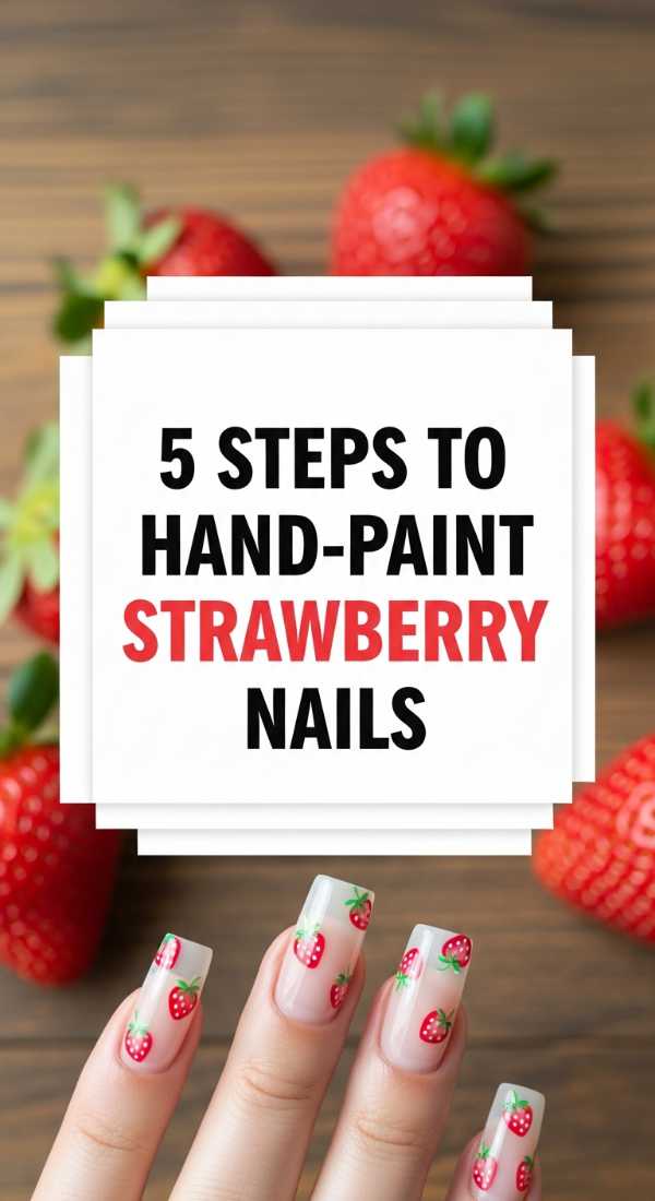 5 Steps To Hand Paint Strawberry Nails 6a0059ea7908d