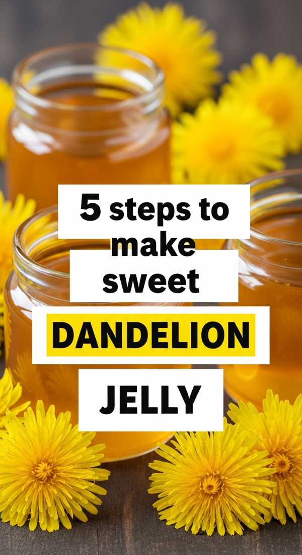 50+ Refreshing Recipes for Your Best Summer Ever 5 Steps To Make Sweet Dandelion Jelly 6a00181d21e91