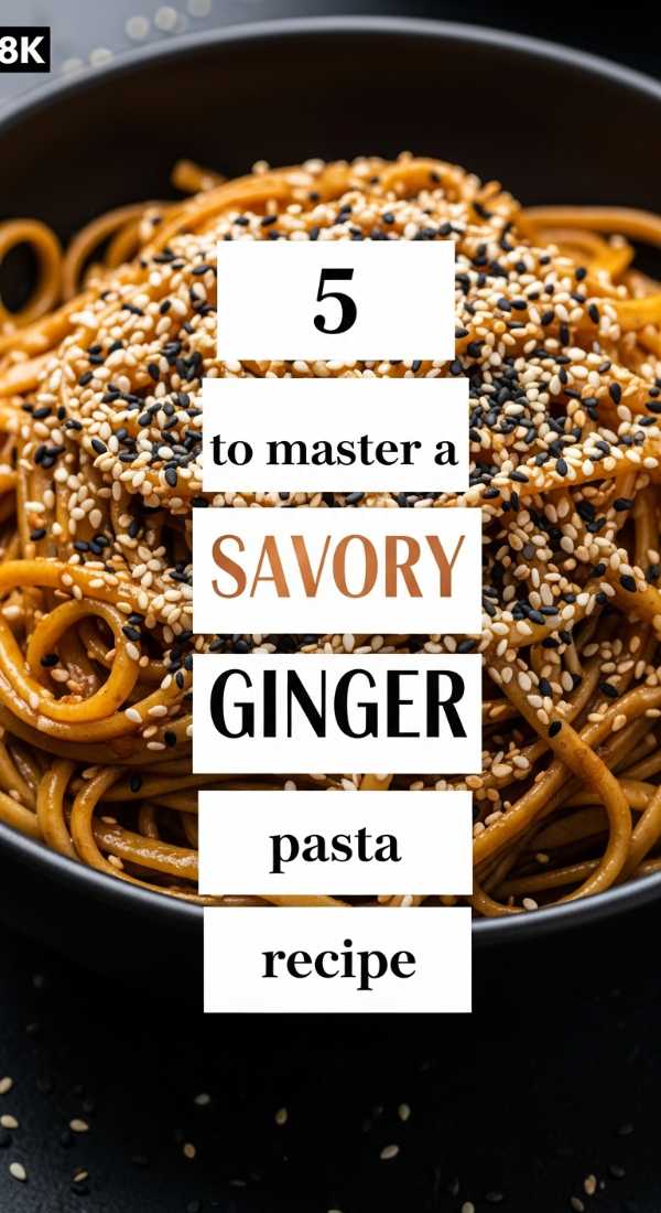 From Bangkok to Bologna: Irresistible Thai Fusion Pasta Masterpieces 5 Steps To Master A Savory Ginger Pasta Recipe 6a10a0a9bf839