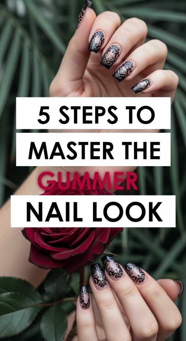 5 Steps To Master The Summer Goth Nail Look 6a059cb57a437