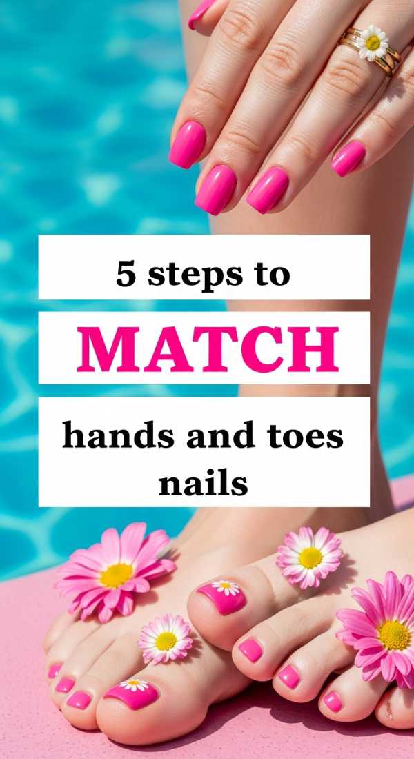 5 Steps To Match Hands And Toes Nails 69ff5964aa1f1