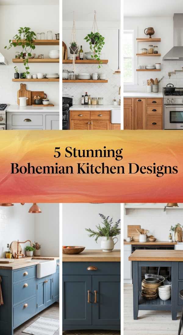 5 Stunning Bohemian Kitchen Designs 6a0ea32b7e880
