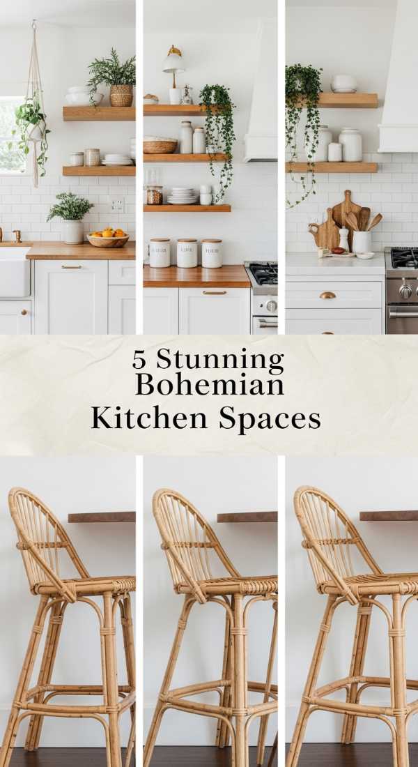5 Stunning Bohemian Kitchen Spaces 6a0ea164be777