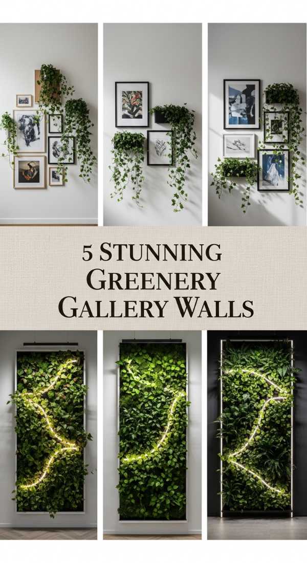 5 Stunning Greenery Gallery Walls 69f48df589265
