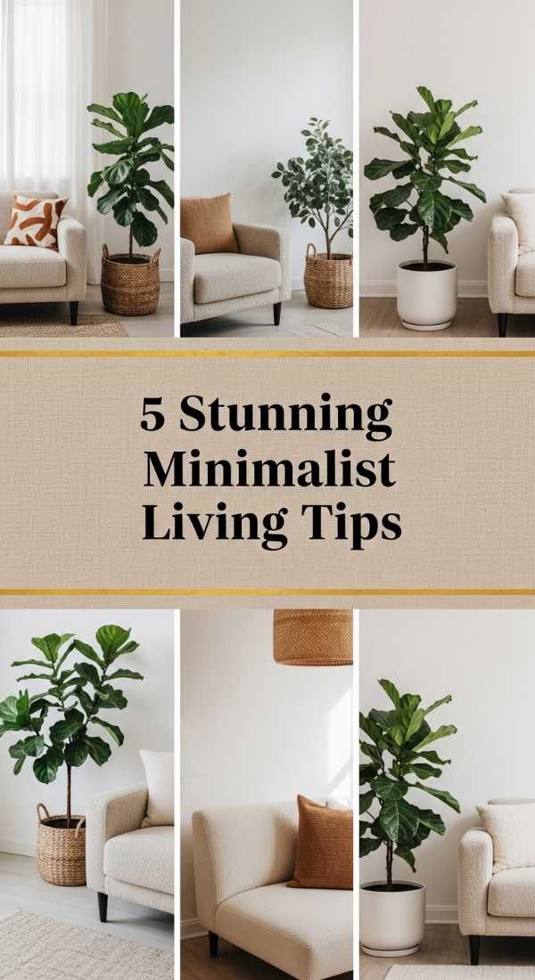 5 Stunning Minimalist Living Tips 6a0e9efb4d6ca