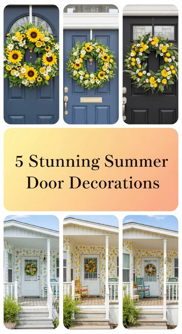 5 Stunning Summer Door Decorations 6a04badb4c972