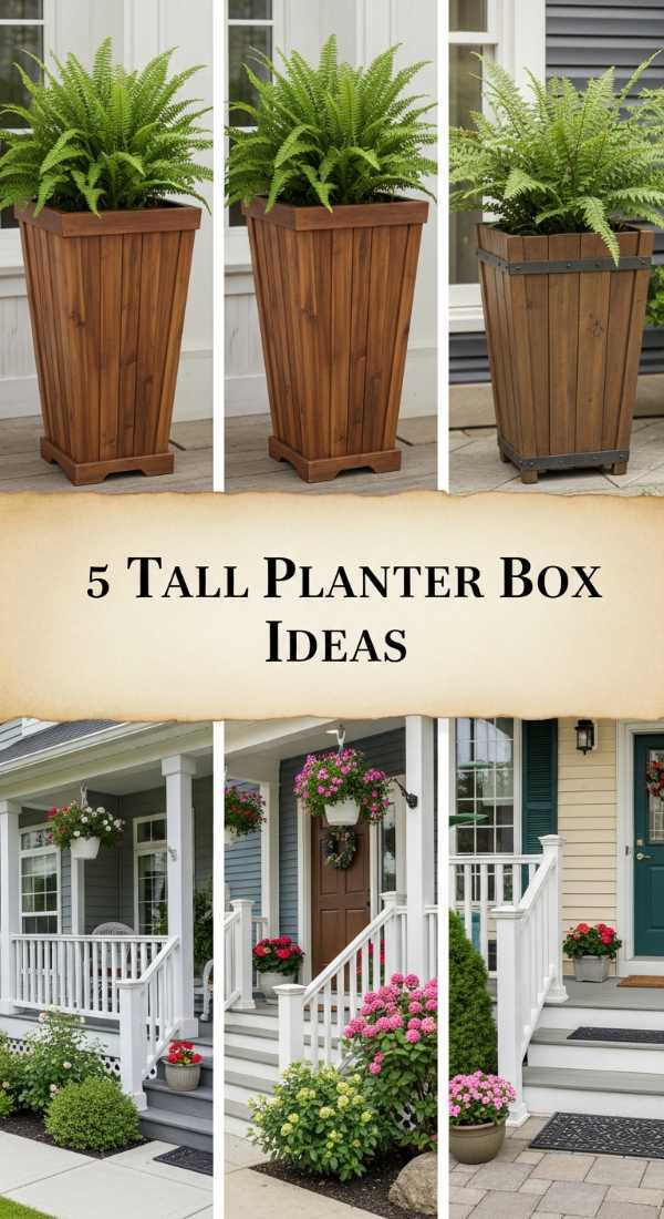 5 Tall Planter Box Ideas 6a04c965a75e8