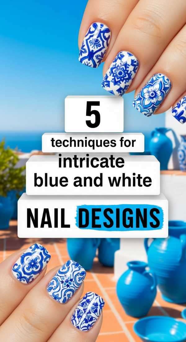5 Techniques For Intricate Blue And White Nail Designs 69fc7f5d99b76