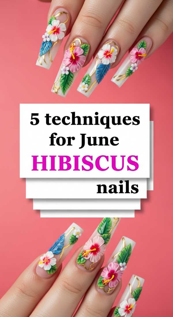 5 Techniques For June Hibiscus Nails 6a0f0d9982c2f