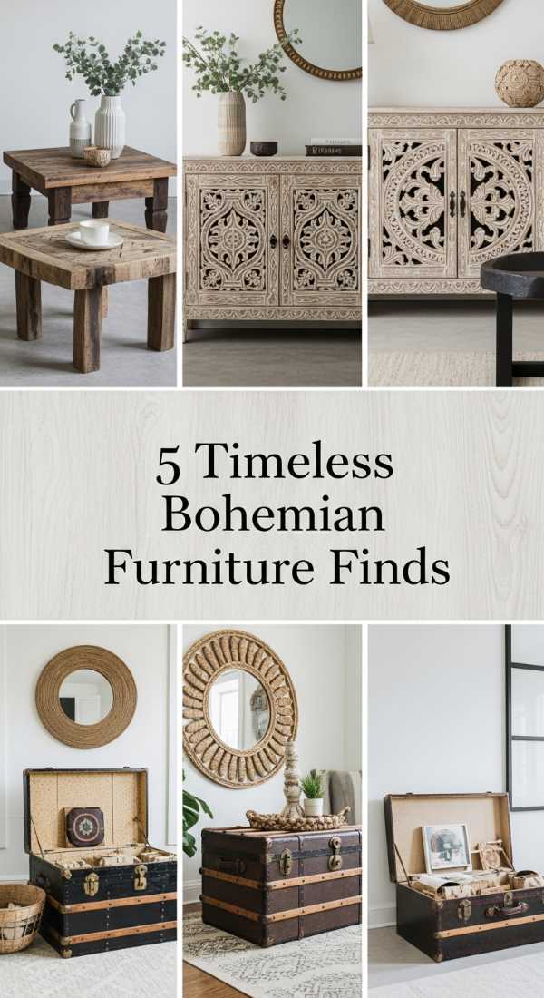 From Desert Dreams to City Living: Mastering the Modern Organic Look 5 Timeless Bohemian Furniture Finds 6a0ea7e90c871