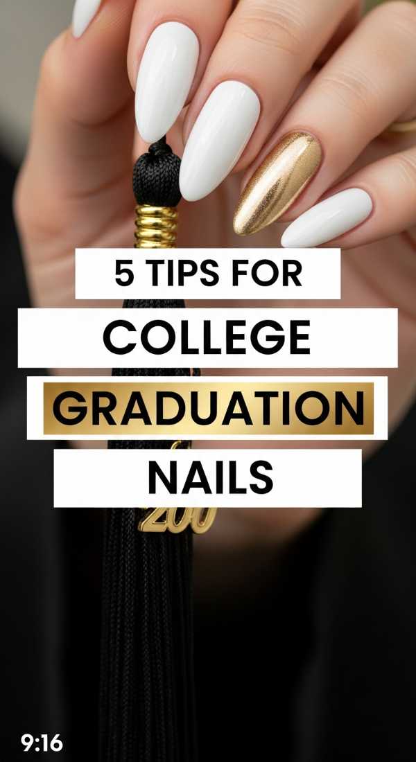 5 Tips For College Graduation Nails 6a05a704e4395