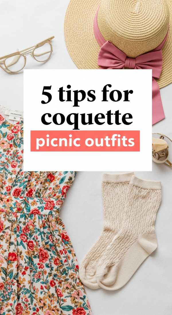 Picnic Perfection: Your Ultimate Guide to Planning a Dreamy Aesthetic Soirée 5 Tips For Coquette Picnic Outfits 6a057d9078de4
