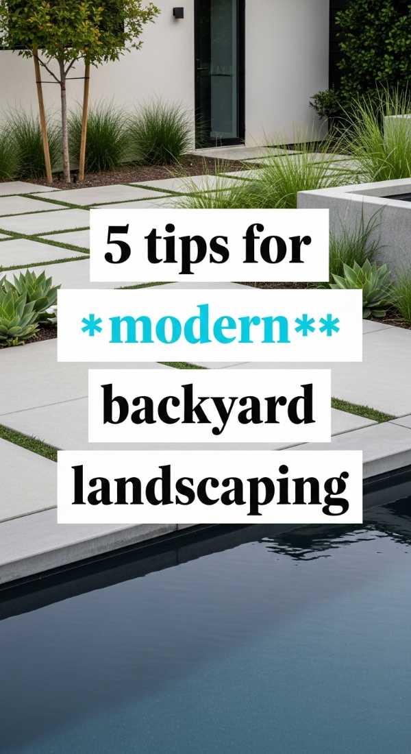 5 Tips For Modern Backyard Landscaping 69fdc2913c630