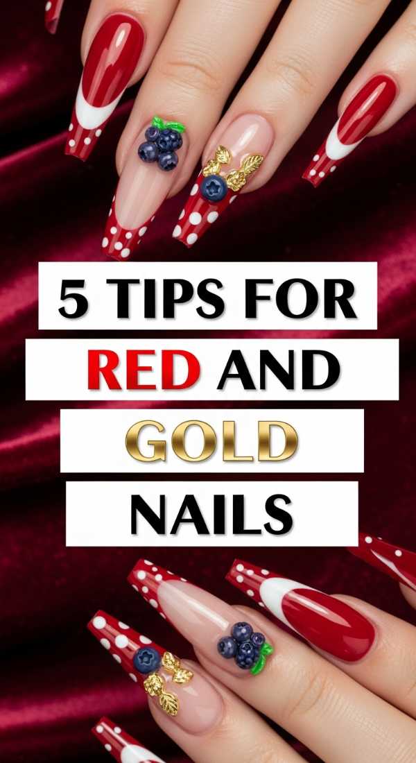 5 Tips For Red And Gold Nails 6a021e5c1bedb