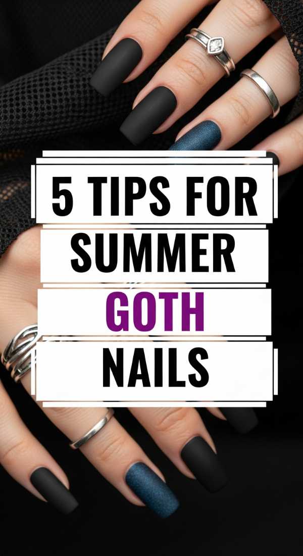 The 2026 Nail Edit: From High-Tech Chrome to Nature-Inspired Knits 5 Tips For Summer Goth Nails 6a05a149bae2f