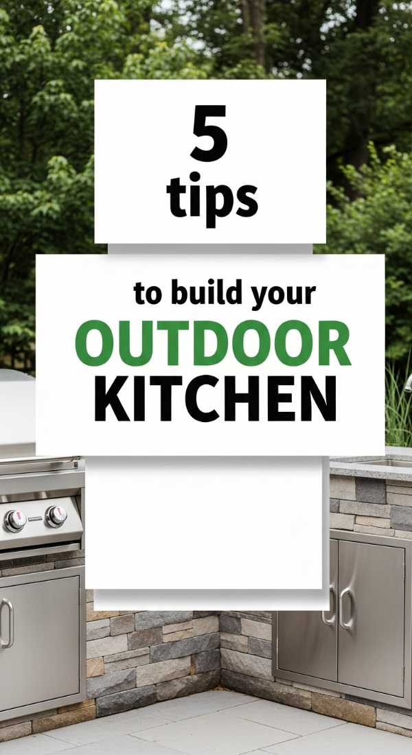 5 Tips To Build Your Outdoor Kitchen 6a0415186b336