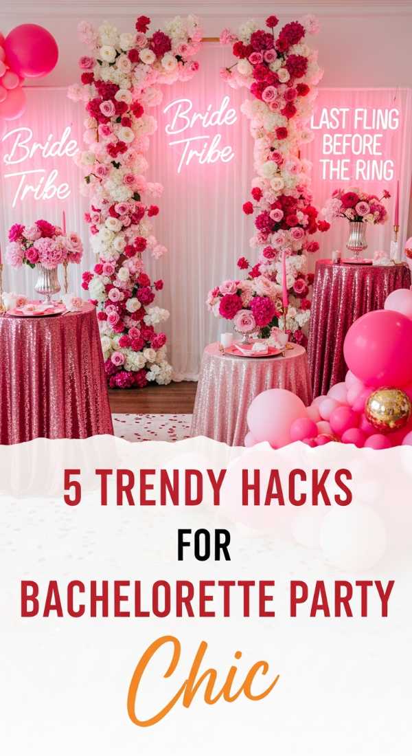 The Art of the Party: How to Master Celebration Decor Every Time 5 Trendy Hacks For Bachelorette Party Decor 6a056fa1af1d4
