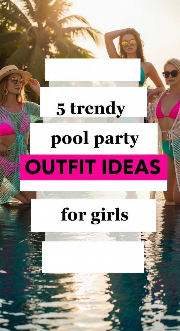 How to Throw a Legendary Summer Pool Party Everyone Will Talk About 5 Trendy Pool Party Outfit Ideas For Girls 6a0de7689cbbb