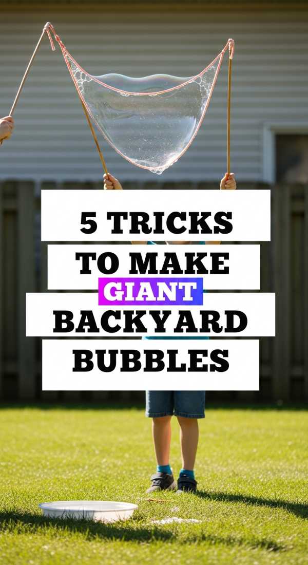 5 Tricks To Make Giant Backyard Bubbles 69f5dca893230