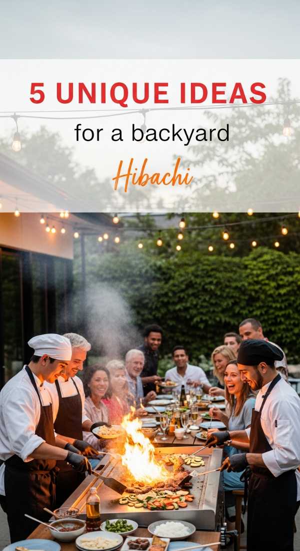 5 Unique Ideas For A Backyard Hibachi Dinner 6a157c9d023d1