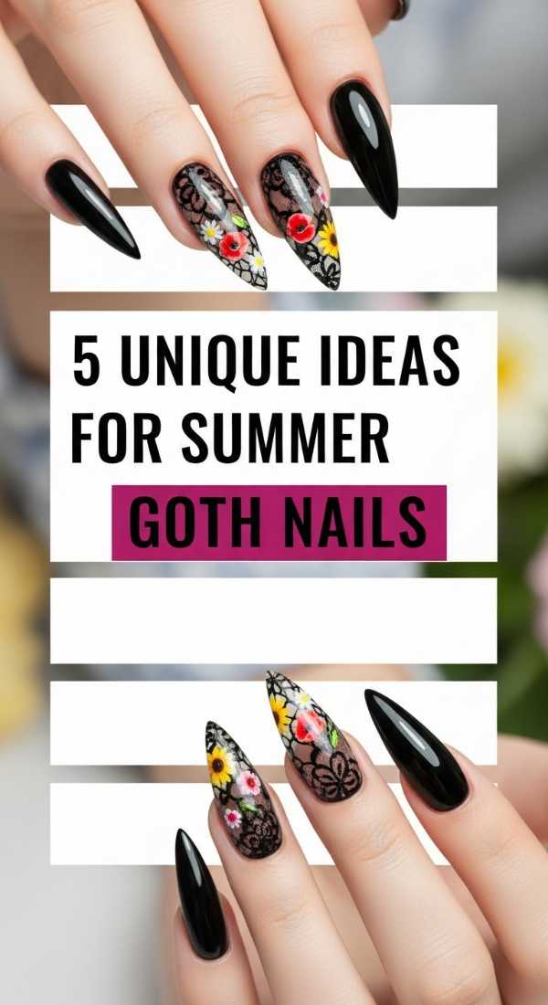 2026 Nail Forecast: The Ultimate Guide to Next-Gen Mani Styles 5 Unique Ideas For Summer Goth Nails 6a0598bc2fbc4
