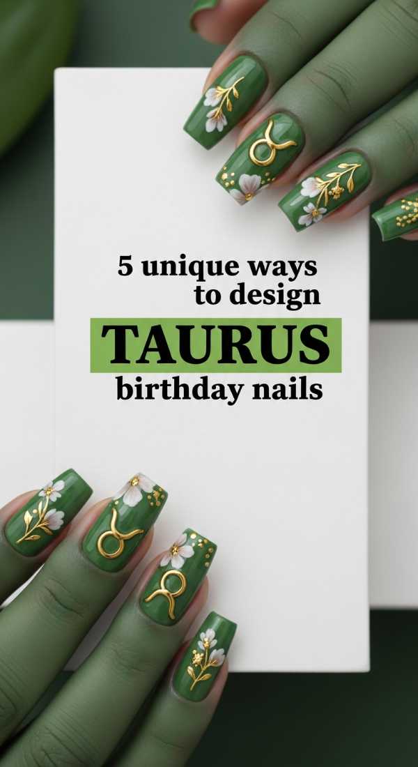 5 Unique Ways To Design Taurus Birthday Nails 6a05999b959c2