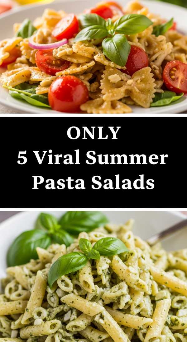 5 Viral Summer Pasta Salad Ideas To Make Now 6a041f6a917ae