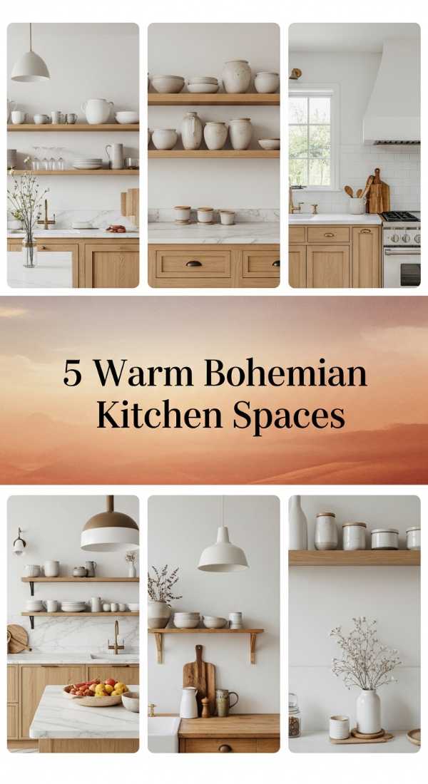 5 Warm Bohemian Kitchen Spaces 6a0ea16a7c291