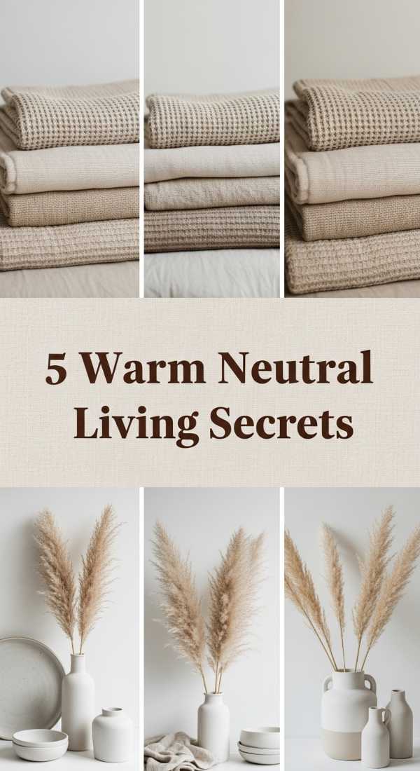 Small Changes, Big Comfort: Transforming Your Living Space into a Sanctuary 5 Warm Neutral Living Secrets 6a1b226d722a4