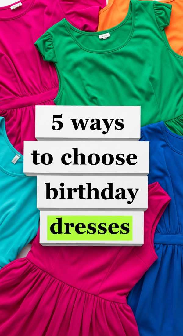 5 Ways To Choose Birthday Dresses 6a057ec3bc042