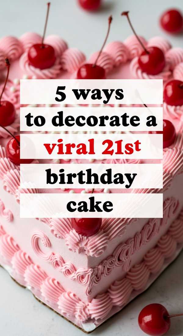 5 Ways To Decorate A Viral 21st Birthday Cake 6a057ebbee6d1