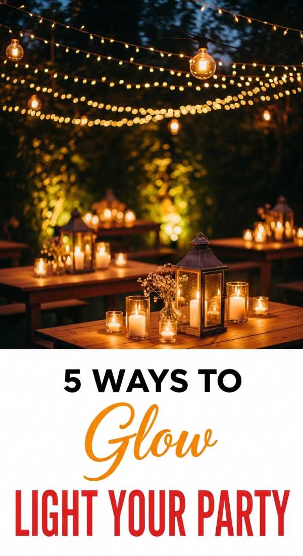 5 Ways To Light Your Outside Party Ideas 69fae8fe728cd