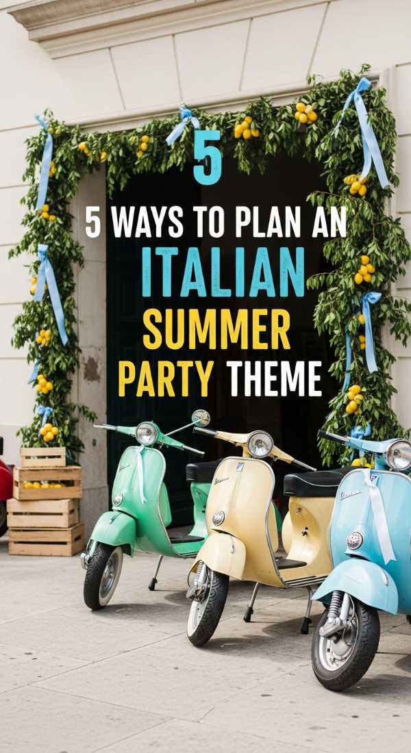 5 Ways To Plan An Italian Summer Party Theme 69f727727094c