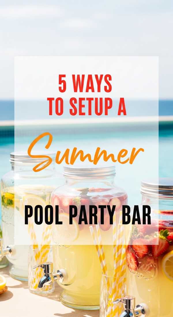 5 Ways To Setup A Summer Pool Party Bar 6a0031c6951f0