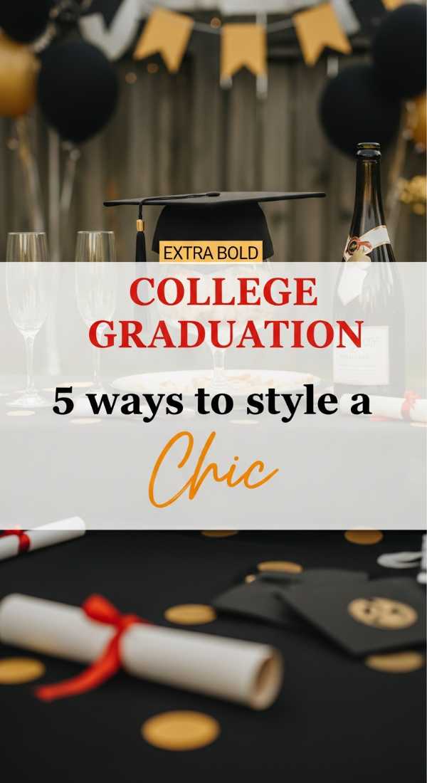 5 Ways To Style A College Graduation Party 69f725407c250