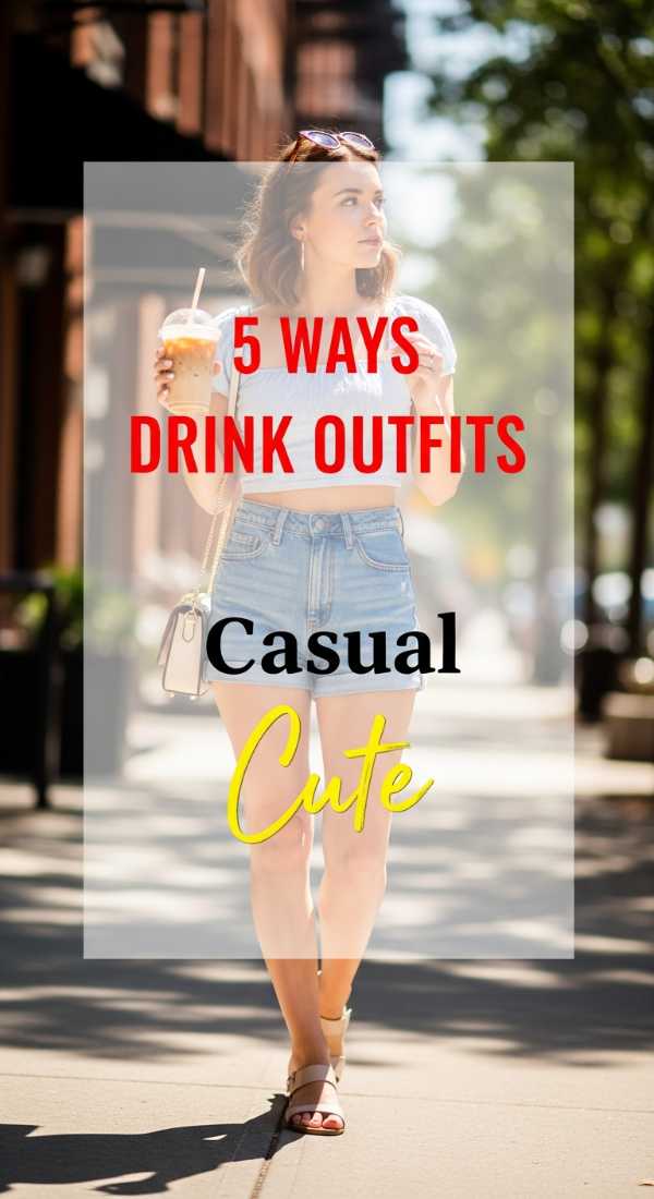 5 Ways To Style Casual Drinks Outfits 69f4514f5d184