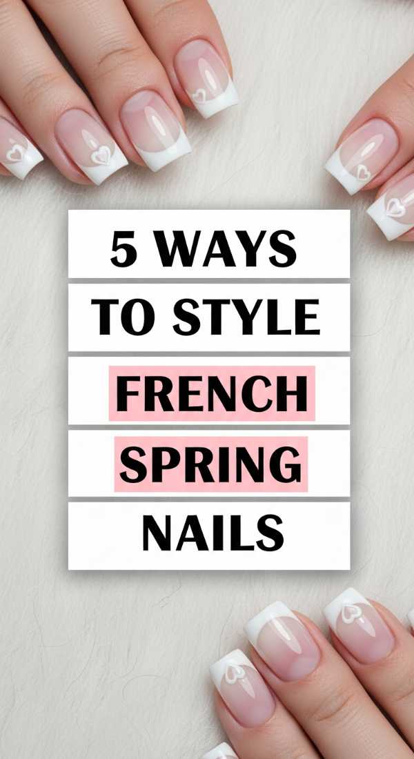 5 Ways To Style French Spring Nails 69fb988262a69