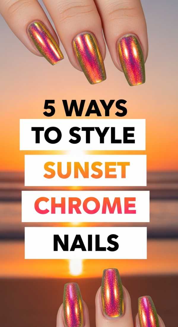 From Caps to Cocktails: 2026's Hottest Summer & Grad Nails 5 Ways To Style Sunset Chrome Nails 6a0597c11d5ff