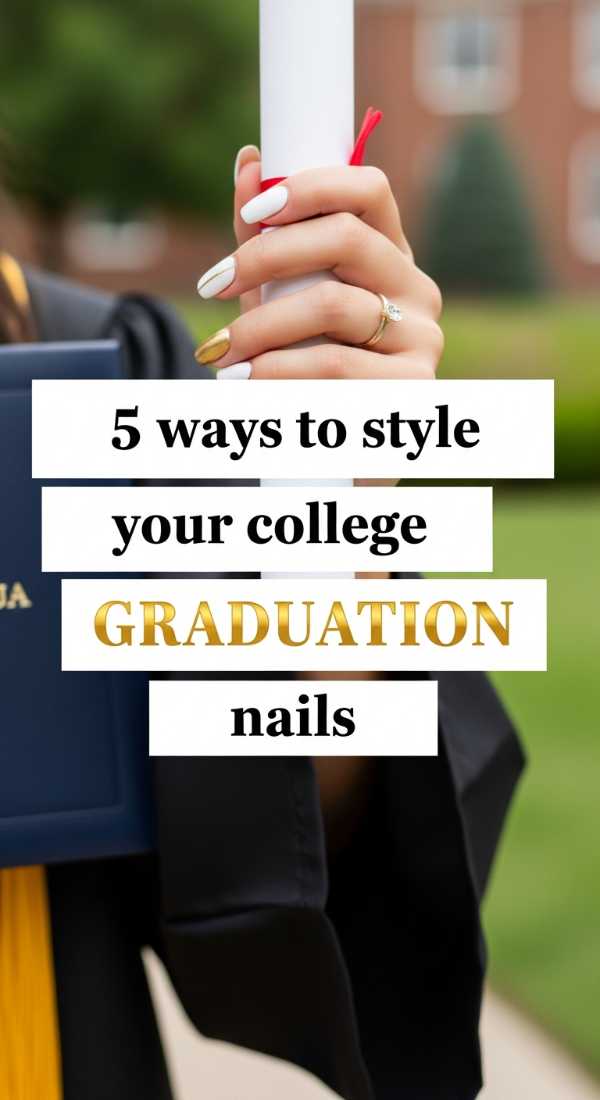 5 Ways To Style Your College Graduation Nails 6a05a1366a0f6