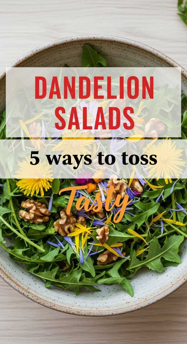 5 Ways To Toss Tasty Dandelion Salads 69f5d52fbc78a