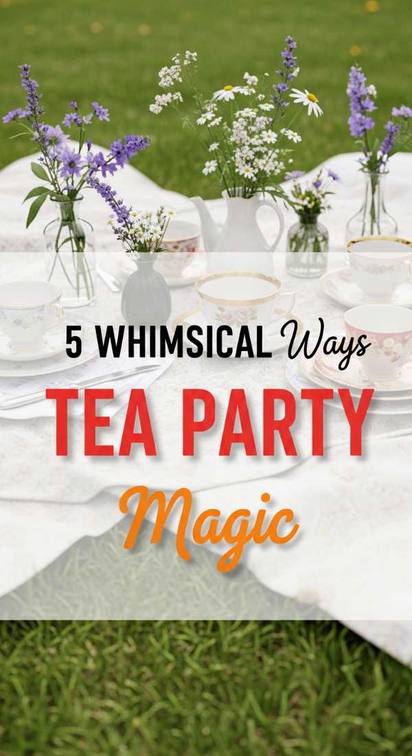 5 Whimsical Ways To Arrange Tea Party Decorations 6a0213b532914
